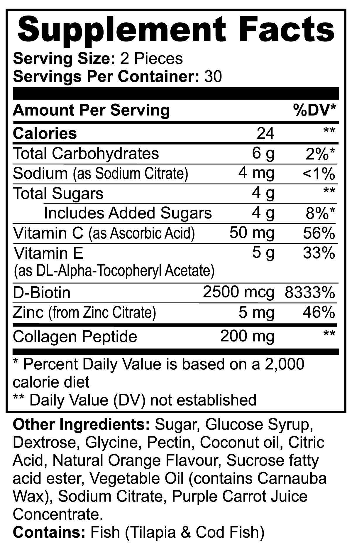 Copy of Excusively Beauty's Collagen Gummies (Adult)